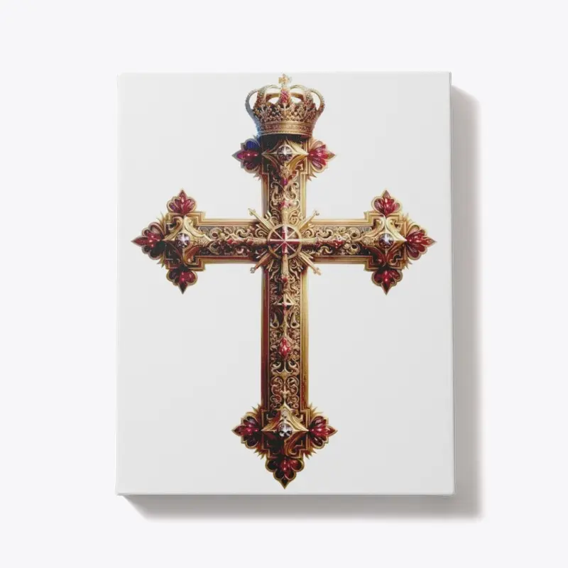 Red/Gold Cross of Christ