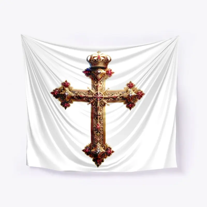 Red/Gold Cross of Christ